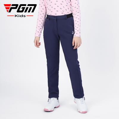 China Anti-wrinkle PGM KUZ110 girl winter golf pants plus velvet thicken stretch golf pants for sale