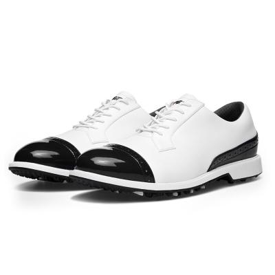 China PGM Rubber Golf Shoes Waterproof Mens PU Shoes Non-slip Casual Mens Shoes for sale