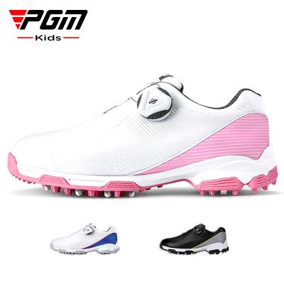 China Waterproof EVA PGM XZ188 Microfiber Golf Shoes Nail Less High Quality Boys Golf Shoe for sale