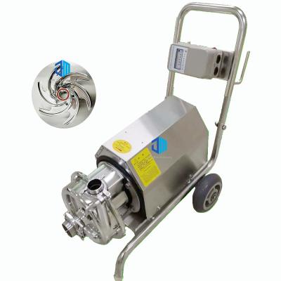 China Developing World Sanitary Water Solutions Stainless Steel Syrup Oil And Wine Self Priming Pump Centrifugal Pump for sale