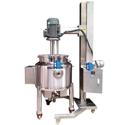 China Series Liquid High Shear BRH Homogenizer Mixer Dispersing Powder and Liquid Mobile Pneumatic Stainless Steel Paint Mixer for sale