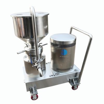 China Vegetable Processing Plant JM 80 Aloe Butter Colloid Mill Industrial Peanut Butter Making Machine Vertical Almond Mill Colloid Grinder for sale