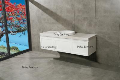 China Round Sink Bath Vanity With Top , 150 Inch Bathroom Wall Vanity KL805-150 for sale