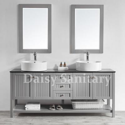 China Daisy 72 inch Bathroom Vanity large bathroom cabinet with Large storage space for sale