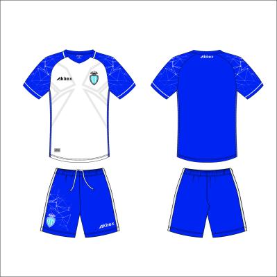 China 2021 Breathable Custom Soccer Uniforms Football Kits Soccer Training Shirt for sale