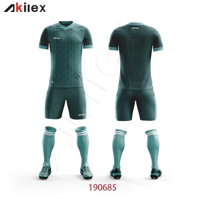 China Wholesale Custom High Quality New Design Football Sets Logo Jersey Football Training Shorts Jersey And Shorts for sale