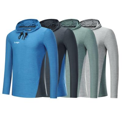 China Akilex QUICK DRY high quality mens sports wear polyester spandex cheap long sleeve shirts high quality hoodies for sale