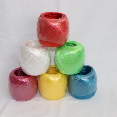 China Craft Packing Eco-friendly PP Raffia Twine For Packing for sale