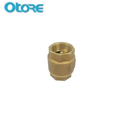 China General Otore 1 Inch Heavy Brass Vertical One Way Valve Check Valve Price for sale