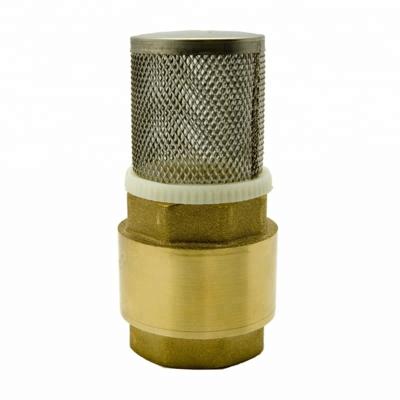 China General Otore Cw617n Brass Foot Valve With Strainer For Water Pump for sale