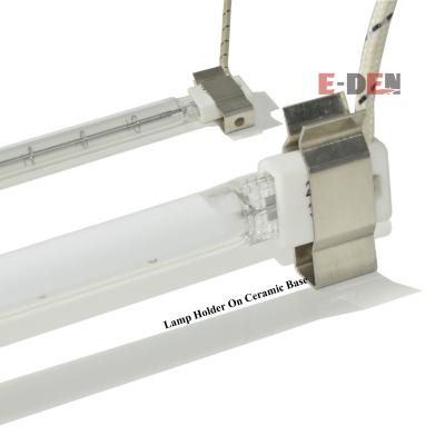 China High Quality Ceramic White Quartz Infrared Quartz Glass Tube 13195Z/98 Heater Bulb 235V 1000W for sale