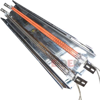 China Rubber Mold Drying Water Drying Twin Tube Heating Lamp Infrared Quartz Heater Lamp for sale