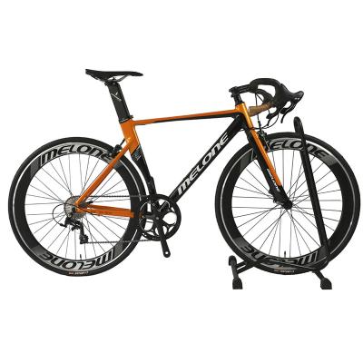 China Aluminum alloy roadbike cycle carbon fiber aluminum alloy frame 43cm 21 speed sepeda polygon racing bicycle for sale