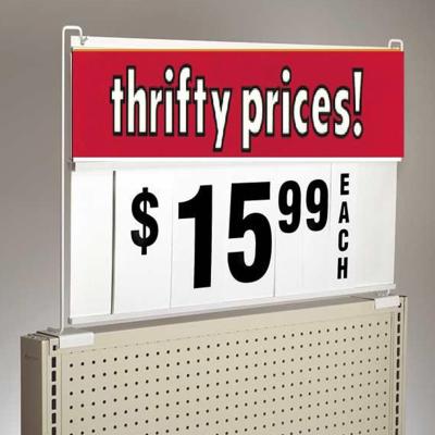 China Supermarket Spiral Sign Boards Show Rack Price Sign Display for sale