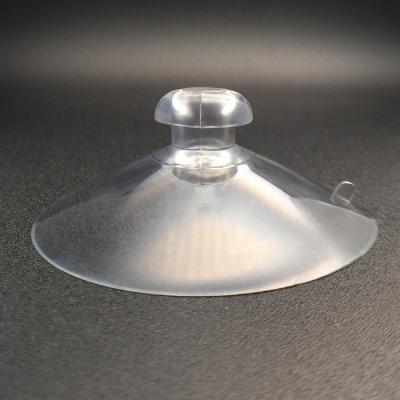 China PVC Clear Window Suction Super Strong 63mm Transparent Cup Easy To Use With Mushroom Head for sale