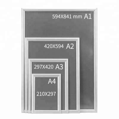 China Environmental Friendly OEM A1, A2, A3, A4 Size Poster Frame Snap Frame Promotional Factory Display Board for sale