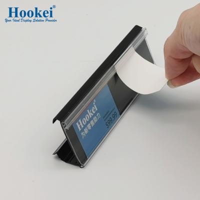 China Adhesive / plug-in / hanging data strips; Embedded Data Strips Retail Shelf PVC Data Ticket Strips for sale