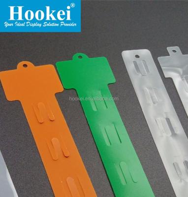 China Shop Display Stand Hot Selling Custom Die Cut Plastic Clip Strip For Retail for sale