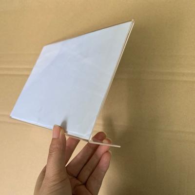 China Retail Application Manufacturer in China PVC Rectangle Plastic Product Shelf Talker Clear With Adhesive Back For Supermarket Convenience Store for sale