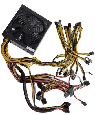 China New 2000w 1800w 1600W Quiet PSU Power Supply. 12v Power Supply 14CM High Quality Computer Desk Fan for sale