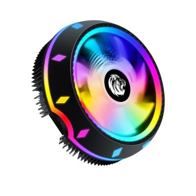 China Taifast Cpu CPU Air Cool Colorful UFO RGB 2900rpm 12v PC Air Cooling Fans Cpu Cooler Computer CPU Heatsinks for sale