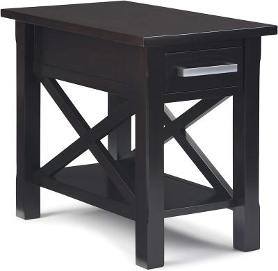 China Detachable Wood Side Table New Models With Drawer Side Table For Kitchen for sale