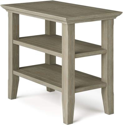 China Wide rectangular simple narrow table on the side of the modern, imitated gray suitable for the whole scene for sale