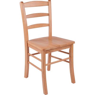 China Modern, solid and reliable white oak ladder back wooden chair for sale