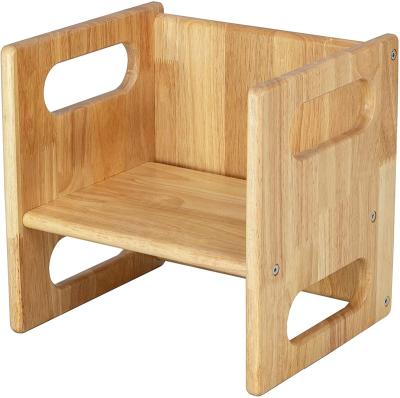 China Nordic style simple solid wood child's solid wood seat is easy to carry and detachable, suitable for home outdoor dining for sale