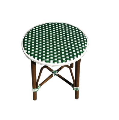 China Good Quality French Furniture in Rattan Cheap French Bistros Wooden Price PE Bar Stool for sale