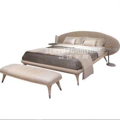 China Luxury Leather Soft Bed Princess Beds Bedroom Furniture for sale