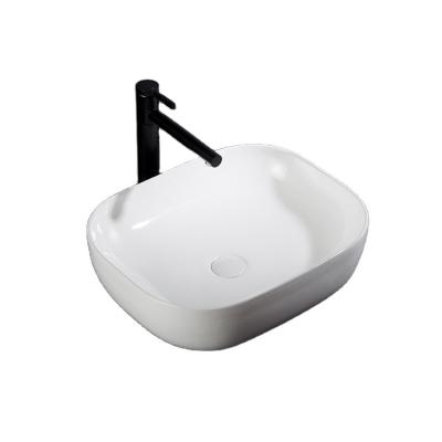 China 2022 New Popularity Selling Products Modern Warm White Bathroom Sink Luxury Ceramic Wash Basin for sale