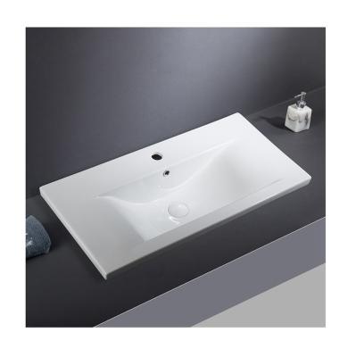 China Modern Low Price Ready To Ship Modern Single Bathroom Basin Sink Vanity Sink Cabinet Basin for sale