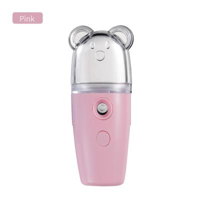 China Moisturizer Cream Usb Charging Mini Nano Handy Mist Spray Portable Electric Facial Steamers for sale