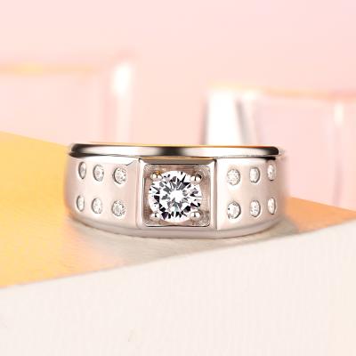 China Tonglin FASHIONABLE 925 Sterling Silver Stone Ring Designs Fantasy Football Wide Rings Wedding Rings For Men for sale