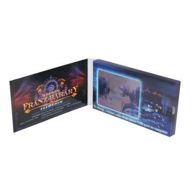 China Europe DIY Your Own Brand Marketing Strategy Video Business Card Or Website 2.4 Inch LCD VCR Brochure for sale