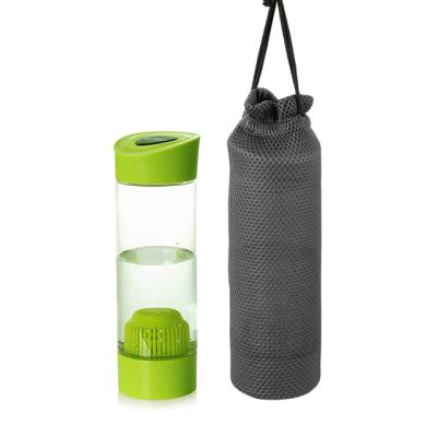 China Outdoor Portable Filtered Water Bottles Filter Reduce Fluoride Hydrogen Alkaline Water Bottle for sale