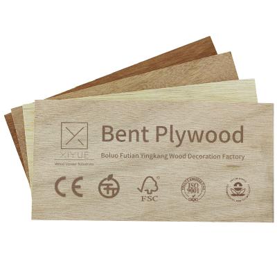 China XIYUE E1 Plywood Industrial Environmental Friendly Flexible Bendable Plank Wood Board Customizable Sheet for sale