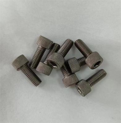 China Titanium Knurled Socket Screw Bolt For Motocycle / Shipbuilding Customized for sale