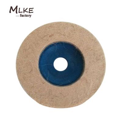 China High quality100% Purity Wool felt buffing wheel 100mm for sale