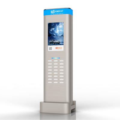 China Fast charging support most popular product to sell 24 slots sharing power bank charge KTV rental station for sale