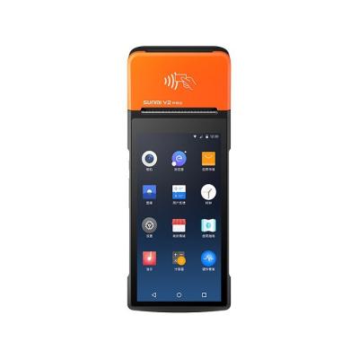 China Handheld NFC POS Payment Machine Sunmi V2 Pro With 2GB+16GB Full Touch Screen And POS Systems Touch Screen Terminal 5.99 Inch HD for sale