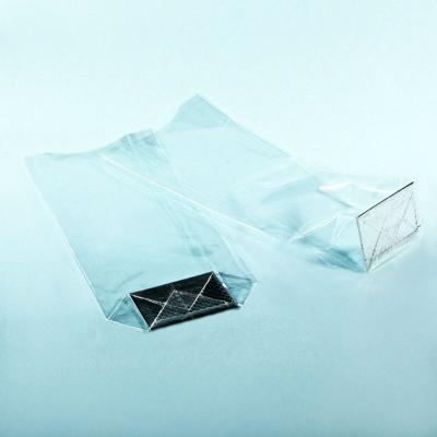 China Recyclable BOPP Packaging Bags With Cardboard Square White Silver Paper Bottom Plastic Bag for sale