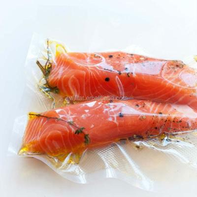 China Flexible Plastic Kitchen Frozen Sachet Packaging Vacuum Sealed Food Freezer Bags for sale