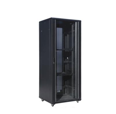 China Indoor Floor Standing Server Rack 42U Rack Network Cabinet 19' International Standard Network Rack Cabinet for sale