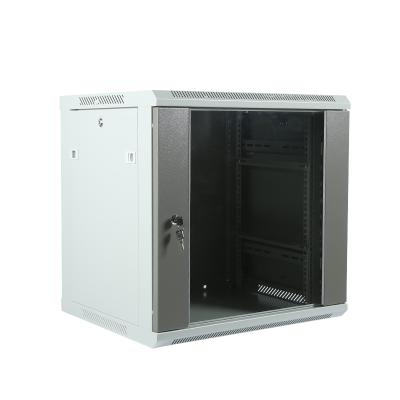 China Desktop Network Network Cabinet Wall Mount Bracket Server Cabinet with Key Lock Network Rack for sale