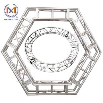 China 6061-T6 / 6082-T6 DJ Truss Circular Aluminum Aluminum Truss Display / Round Roof Truss FOR SALE for sale