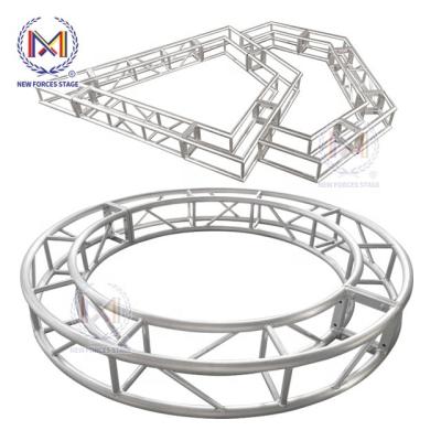 China Truss 6061-T6/6082-T6 DJ Cover Truss Aluminum Truss Aluminum Ring Lighting Speaker Display Truss Round Shape for sale