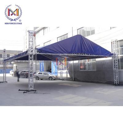 China 2019 New Design Aluminum Alloy 6061-T6 Pin Truss Aluminum Square Box Truss Stage Frame Truss Aluminum Structure for sale