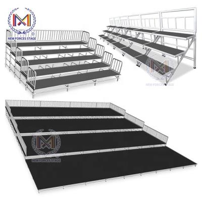 China High quality aluminum alloy 6082-T6/6061-T6 round stage trailer moving stage for sale for sale